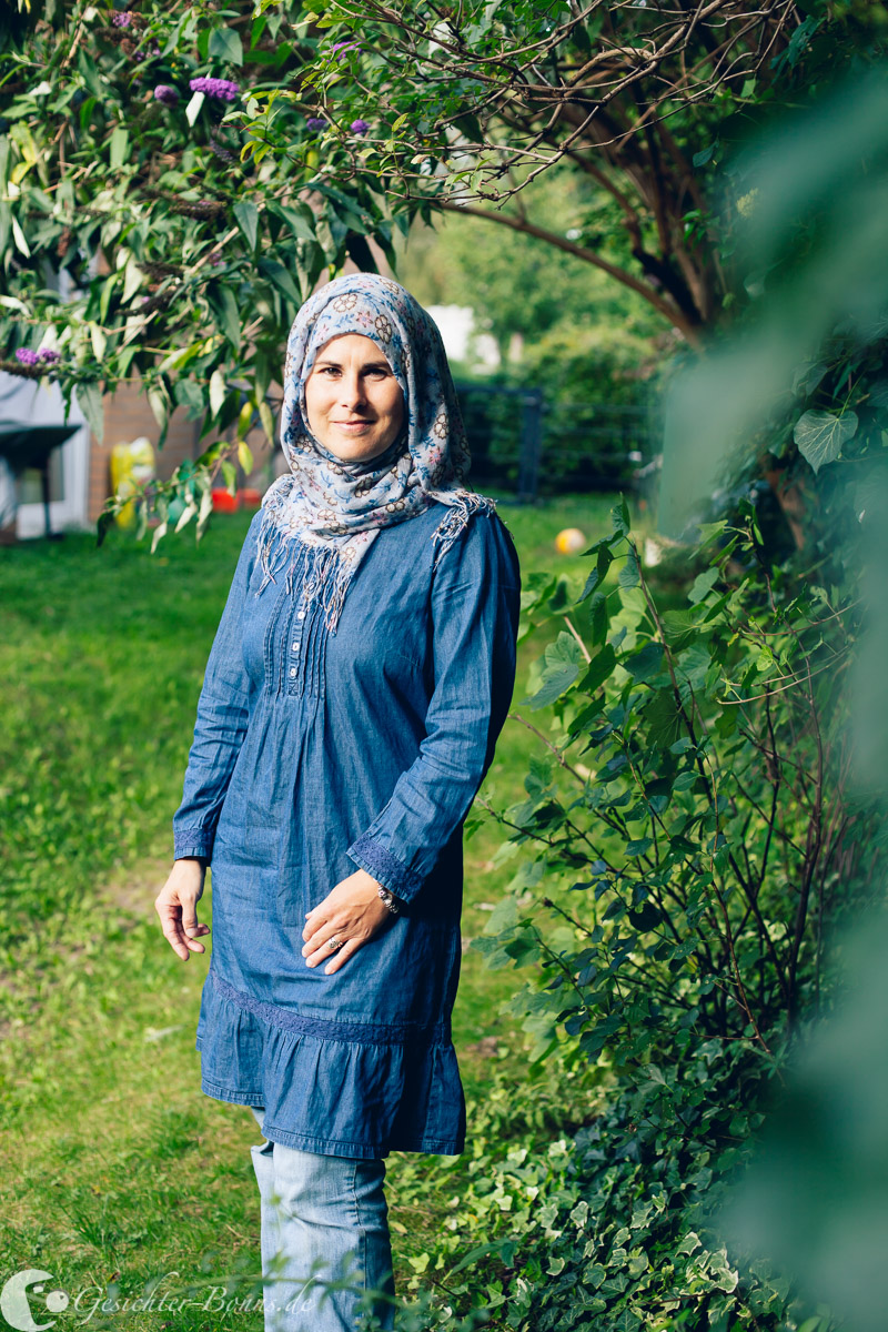 Portrait, Frau, Gesichter Bonns, Bonn, Natur, Garten